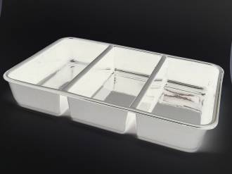 (Tray-018-ABSW) Tray 018 White
